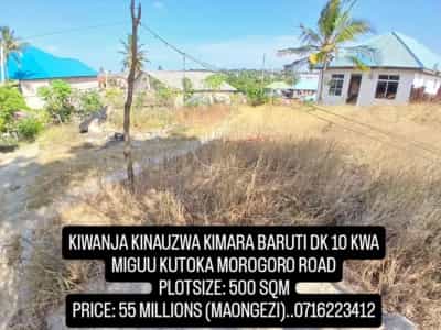 Residential Plot for Sale in Kimara Baruti, Dar Es Salaam (500 sqm)