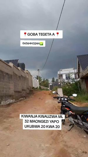 Kiwanja kinauzwa Goba, Dar Es Salaam sqm 400