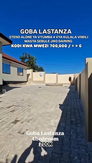 Nyumba ya vyumba vinne inapangishwa Goba Lastanza, Dar Es Salaam Nyumba ya vyumba vinne inapangishwa Goba Lastanza, Dar Es Salaam
