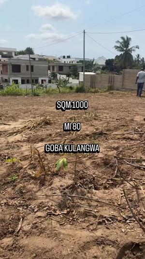 Kiwanja (Residential/Commercial) kinauzwa Goba Kulangwa, Dar Es Salaam (1000 sqm) Kiwanja (Residential/Commercial) kinauzwa Goba Kulangwa, Dar Es Salaam (1000 sqm)