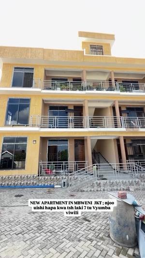 Apartment ya vyumba viwili inapangishwa Mbweni Jkt, Dar Es Salaam