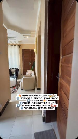 Nyumba ya vyumba viwili inapangishwa Goba Njia Nne / Matosa, Dar Es Salaam Nyumba ya vyumba viwili inapangishwa Goba Njia Nne / Matosa, Dar Es Salaam