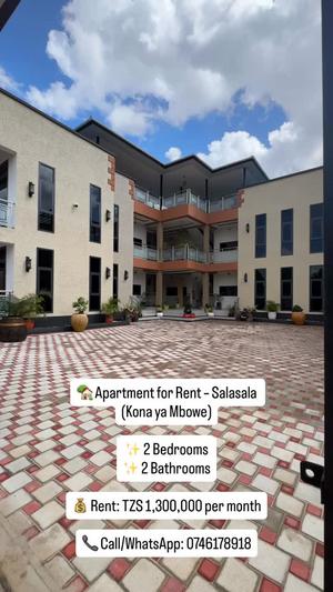 Apartment ya vyumba viwili inapangishwa Salasala Kona Ya Mbowe, Dar Es Salaam