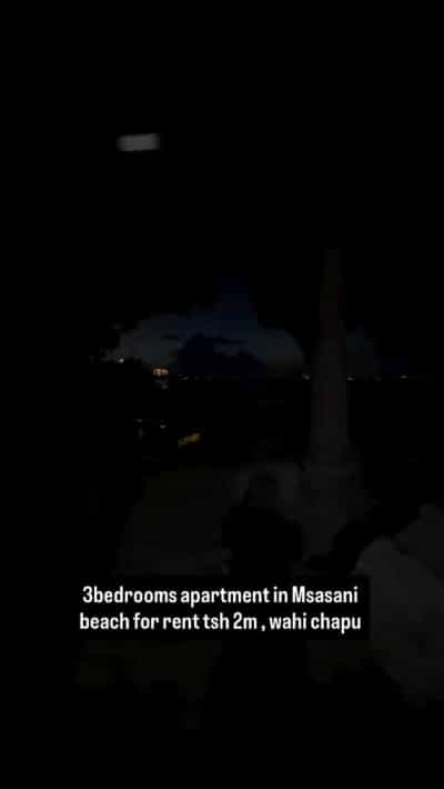 Apartment ya vyumba vitatu inapangishwa Msasani Beach, Dar Es Salaam