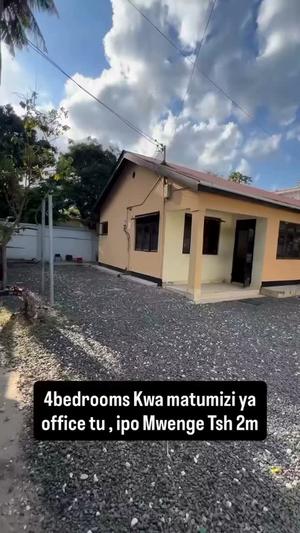 Nyumba ya vyumba vinne inapangishwa Mwenge, Dar Es Salaam Nyumba ya vyumba vinne inapangishwa Mwenge, Dar Es Salaam