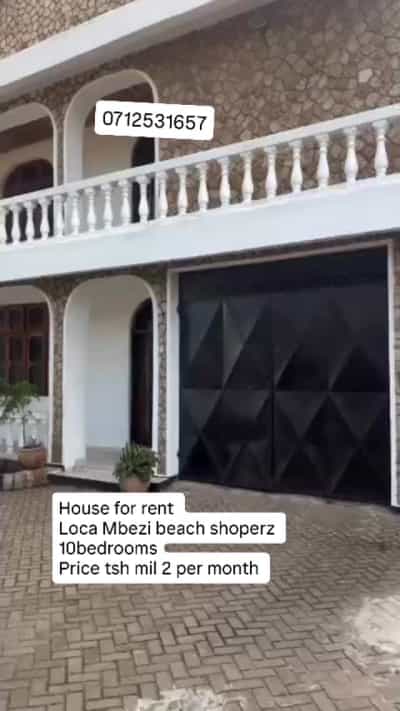 Nyumba ya vyumba 10 inapangishwa Mbezi Beach, Dar Es Salaam