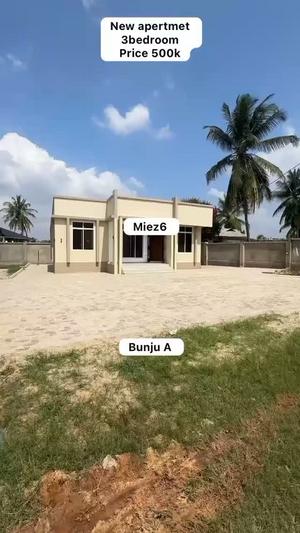 Nyumba ya vyumba vitatu inapangishwa Bunju A, Dar Es Salaam