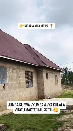 Nyumba ya vyumba vinne inauzwa Kibaha Kwa Mfipa, Pwani (700 sqm) Nyumba ya vyumba vinne inauzwa Kibaha Kwa Mfipa, Pwani (700 sqm)
