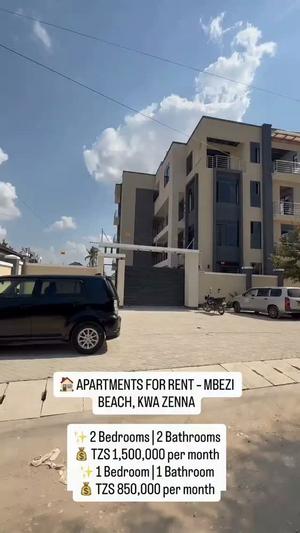 Apartment ya vyumba viwili inapangishwa Mbezi Beach, Dar Es Salaam Apartment ya vyumba viwili inapangishwa Mbezi Beach, Dar Es Salaam