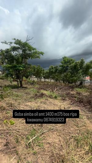 Kiwanja kinauzwa Goba Simba, Dar Es Salaam sqm 1400