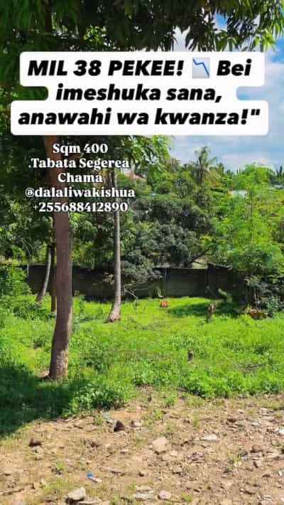 Residential Plot for Sale in Tabata Segerea Chama, Dar Es Salaam (400 sqm)