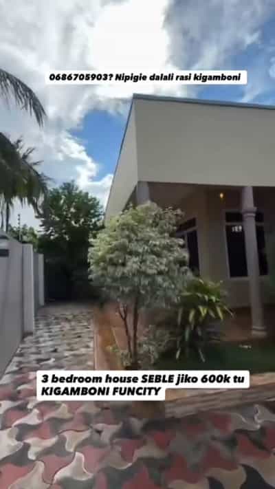 Nyumba ya vyumba vitatu inauzwa KIGAMBONI FUNCITY, Dar Es Salaam