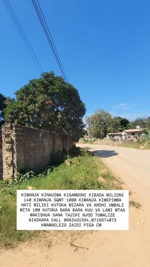 Kiwanja kinauzwa Kigamboni Kibada, Dar Es Salaam sqm 1000 Kiwanja kinauzwa Kigamboni Kibada, Dar Es Salaam sqm 1000