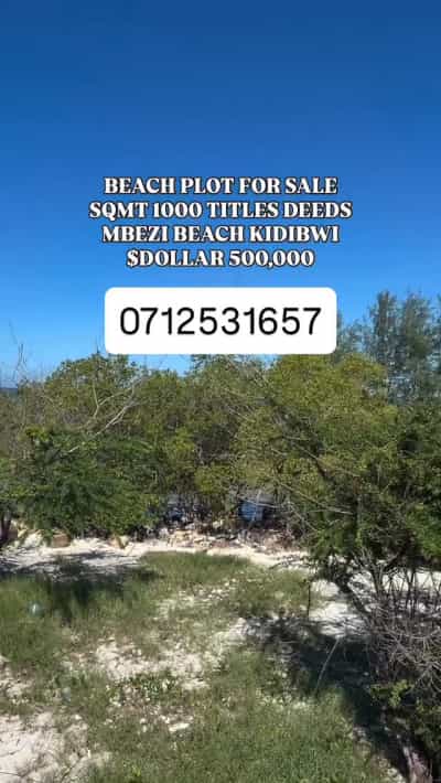 Beach Plot kinauzwa Mbezi beach, Dar Es Salaam (1000 sqm)