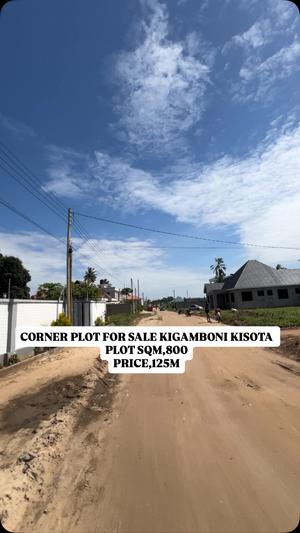 Plot for sale in Kisota Ushuani, Dar Es Salaam sqm 800 Plot for sale in Kisota Ushuani, Dar Es Salaam sqm 800