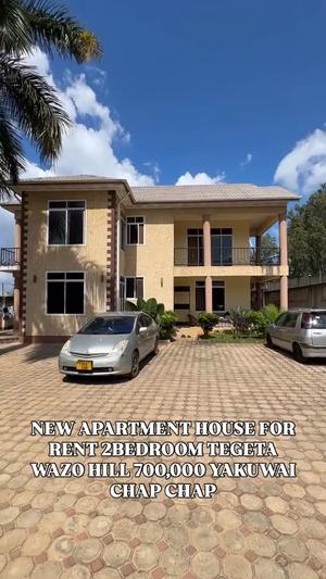 Apartment ya vyumba viwili inapangishwa Tegeta Wazo Bwawani, Dar Es Salaam