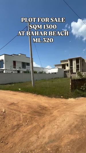 Residential Plot for Sale in Bahar Beach, Dar Es Salaam (1300 sqm)