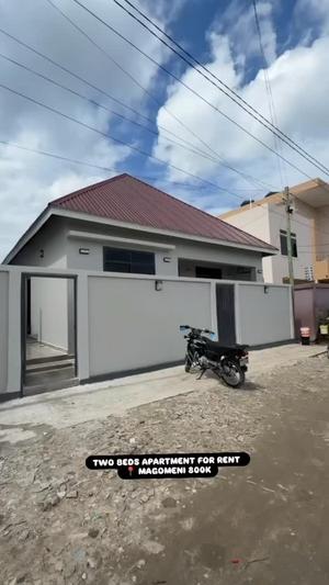 Apartment ya vyumba viwili inapangishwa Magomeni, Dar Es Salaam