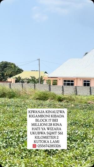 Kiwanja kinauzwa Kigamboni Kibada, Dar Es Salaam (561 sqm) Kiwanja kinauzwa Kigamboni Kibada, Dar Es Salaam (561 sqm)