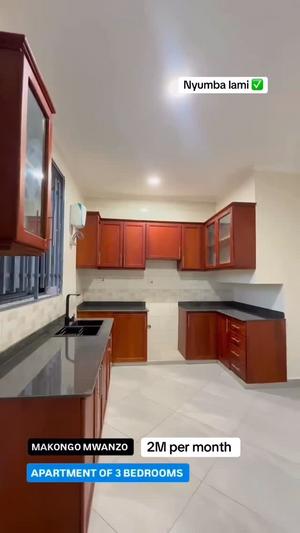 Apartment ya vyumba vitatu inapangishwa Makongo Mwanzoni, Dar Es Salaam Apartment ya vyumba vitatu inapangishwa Makongo Mwanzoni, Dar Es Salaam