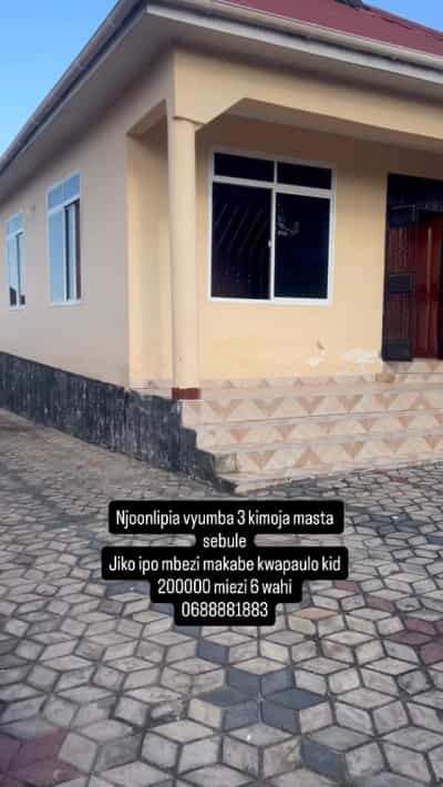 Nyumba ya vyumba vitatu inapangishwa Mbezi Makabe, Dar Es Salaam