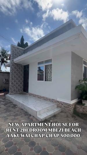 Apartment ya vyumba viwili inapangishwa Mbezi Beach, Dar Es Salaam