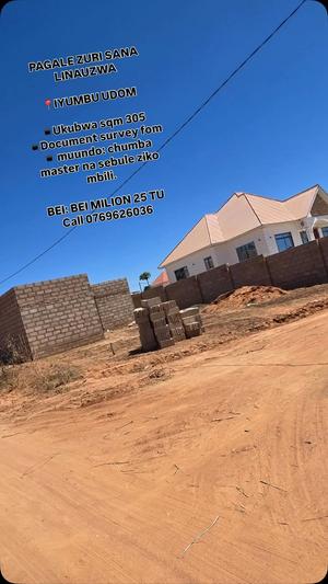 1 Bedroom House for Sale in Iyumbu Udom, Dodoma (305 sqm) 1 Bedroom House for Sale in Iyumbu Udom, Dodoma (305 sqm)