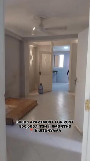 Apartment ya vyumba vitatu inapangishwa Kijitonyama, Dar Es Salaam
