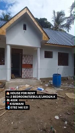 Nyumba ya vyumba viwili inapangishwa Kigamboni Kisiwani, Dar Es Salaam