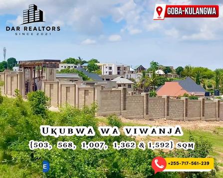 Viwanja vinauzwa Goba Kulangwa, Dar Es Salaam Viwanja vinauzwa Goba Kulangwa, Dar Es Salaam