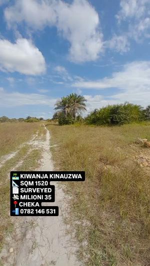 Plot for sale in Kigamboni Cheka, Dar Es Salaam sqm 1520 Plot for sale in Kigamboni Cheka, Dar Es Salaam sqm 1520