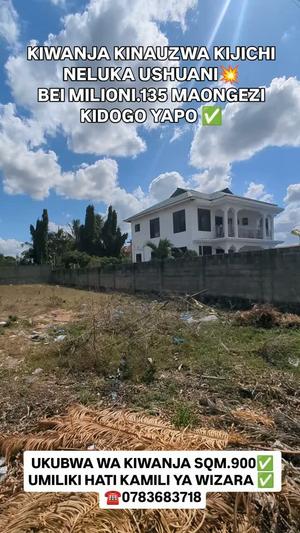 Residential Plot for Sale in Kijichi Neluka Ushuarini, Dar Es Salaam (900 sqm) Residential Plot for Sale in Kijichi Neluka Ushuarini, Dar Es Salaam (900 sqm)