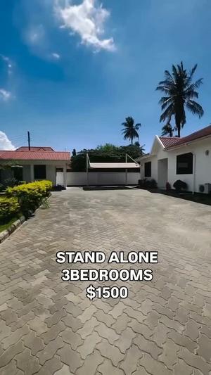 Nyumba ya vyumba vitatu inapangishwa Mbezi Beach, Dar Es Salaam