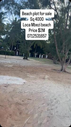 Beach Plot kinauzwa Mbezi Beach, Dar Es Salaam (4000 sqm) Beach Plot kinauzwa Mbezi Beach, Dar Es Salaam (4000 sqm)