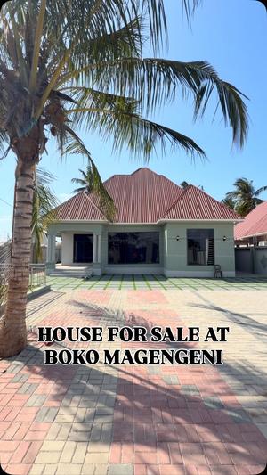 Nyumba ya vyumba vitatu inauzwa Boko Magengeni, Dar Es Salaam (700 sqm) Nyumba ya vyumba vitatu inauzwa Boko Magengeni, Dar Es Salaam (700 sqm)
