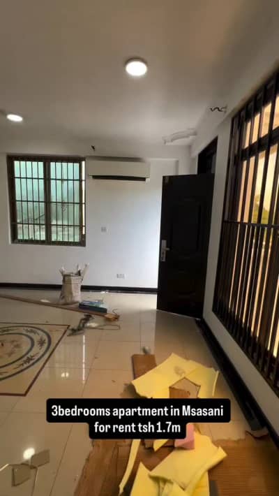 Nyumba/Apartment ya vyumba vitatu inapangishwa Msasani, Dar Es Salaam