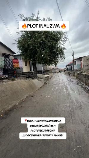 Kiwanja kinauzwa Mwananyamala, Dar Es Salaam sqm 376
