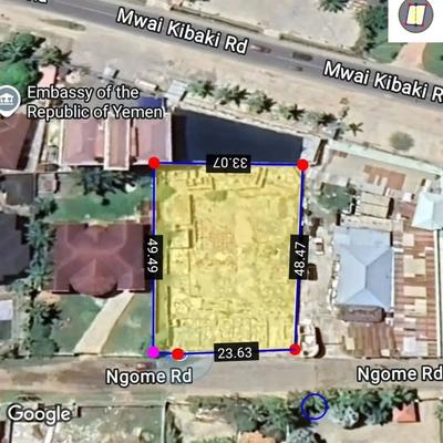 Residential Plot for Rent in Mikocheni, Dar Es Salaam (1500 sqm)