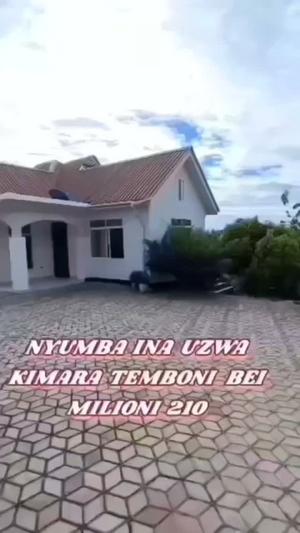 Nyumba ya vyumba vitatu inauzwa Kimara Temboni, Dar Es Salaam (600 sqm)