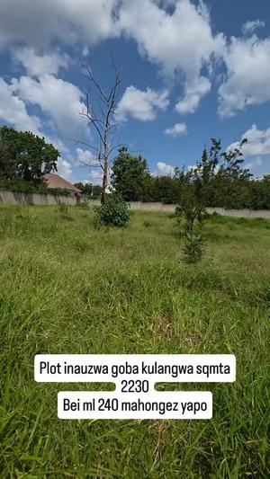 Kiwanja kinauzwa Goba Kulangwa, Dar Es Salaam sqm 2230 Kiwanja kinauzwa Goba Kulangwa, Dar Es Salaam sqm 2230