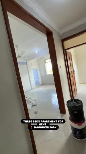 Nyumba/Apartment ya vyumba vitatu inapangishwa Magomeni, Dar Es Salaam