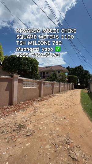 Residential Plot for Sale in Mbezi Beach Chini, Dar Es Salaam (2100 sqm) Residential Plot for Sale in Mbezi Beach Chini, Dar Es Salaam (2100 sqm)