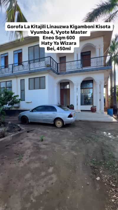 Nyumba ya vyumba vinne inauzwa Kigamboni Kisota, Dar Es Salaam (600 sqm)