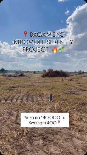 Residential Plots for Sale in Bagamoyo Kidomole, Pwani (400 sqm) Residential Plots for Sale in Bagamoyo Kidomole, Pwani (400 sqm)