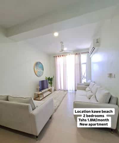 Apartment (Furnished) ya vyumba viwili inapangishwa Kawe Beach, Dar Es Salaam