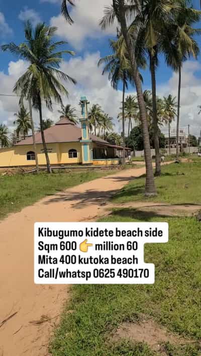 Kiwanja kinauzwa Kigamboni Kibugumo Kidete, Dar Es Salaam (600 sqm)