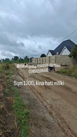 Kiwanja kinauzwa Madale, Dar Es Salaam sqm 1200 Kiwanja kinauzwa Madale, Dar Es Salaam sqm 1200