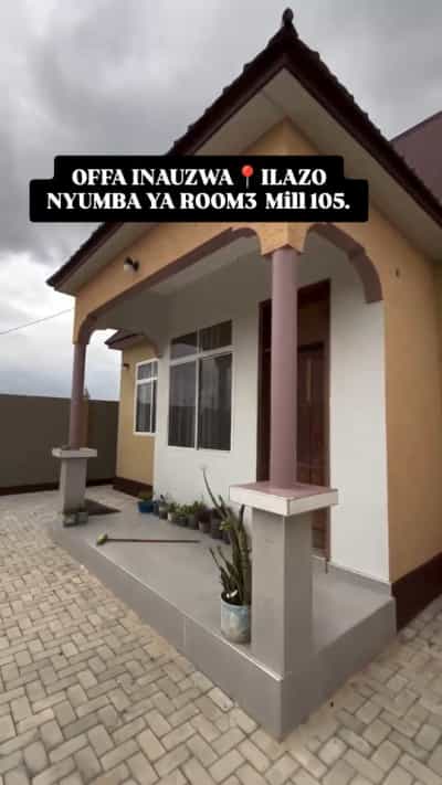 Nyumba ya vyumba vitatu inauzwa Ilazo, Dodoma (1031 sqm)