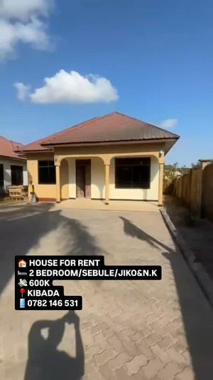 Nyumba ya vyumba viwili inapangishwa Kibada, Dar Es Salaam