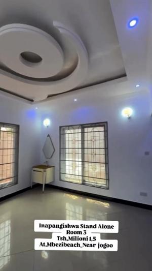 Nyumba ya vyumba vitatu inapangishwa Mbezi Beach Jogoo, Dar Es Salaam